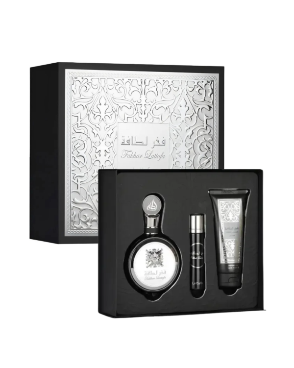 oferta perfumes arabes (5) Fakhar Silver Set de Regalo